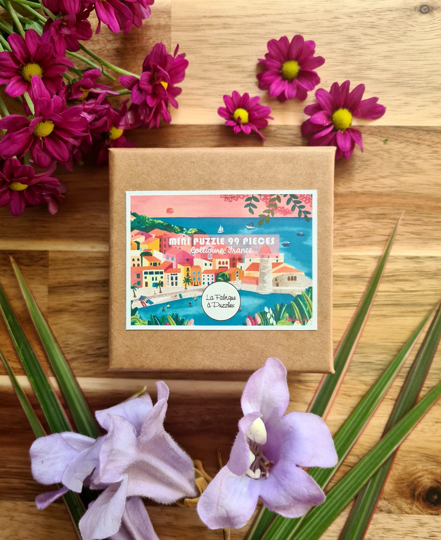 Mini Puzzle 99 pieces "Collioure" by Nolwenn Studio