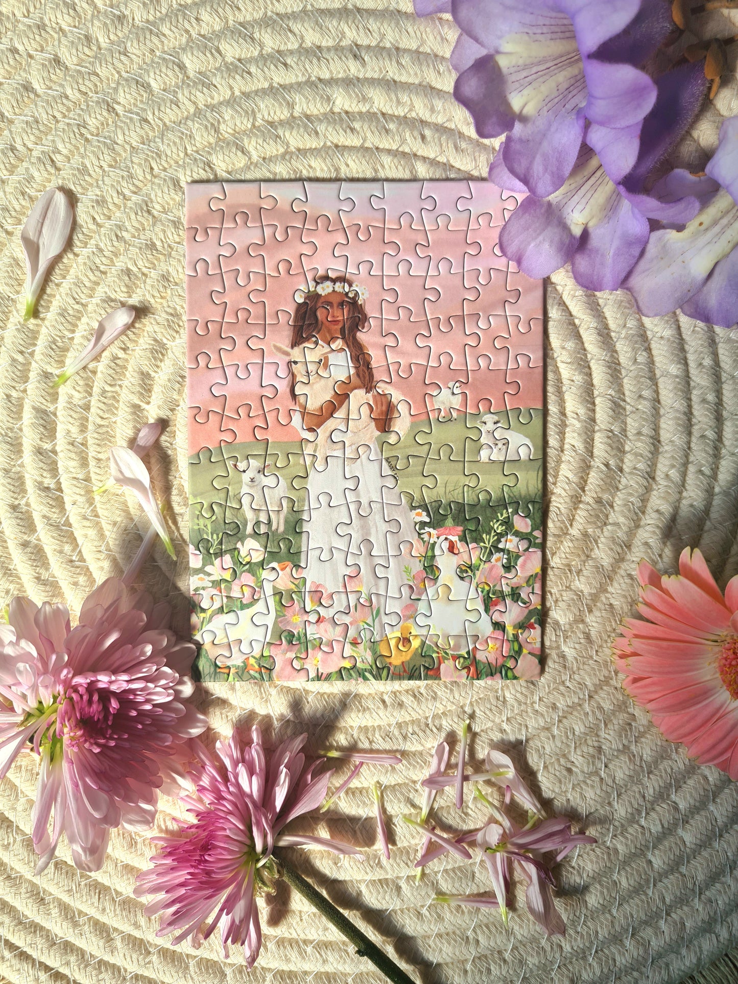 Mini Puzzle 99 Pièces "Lovely companions" par Sassy Rey Designs
