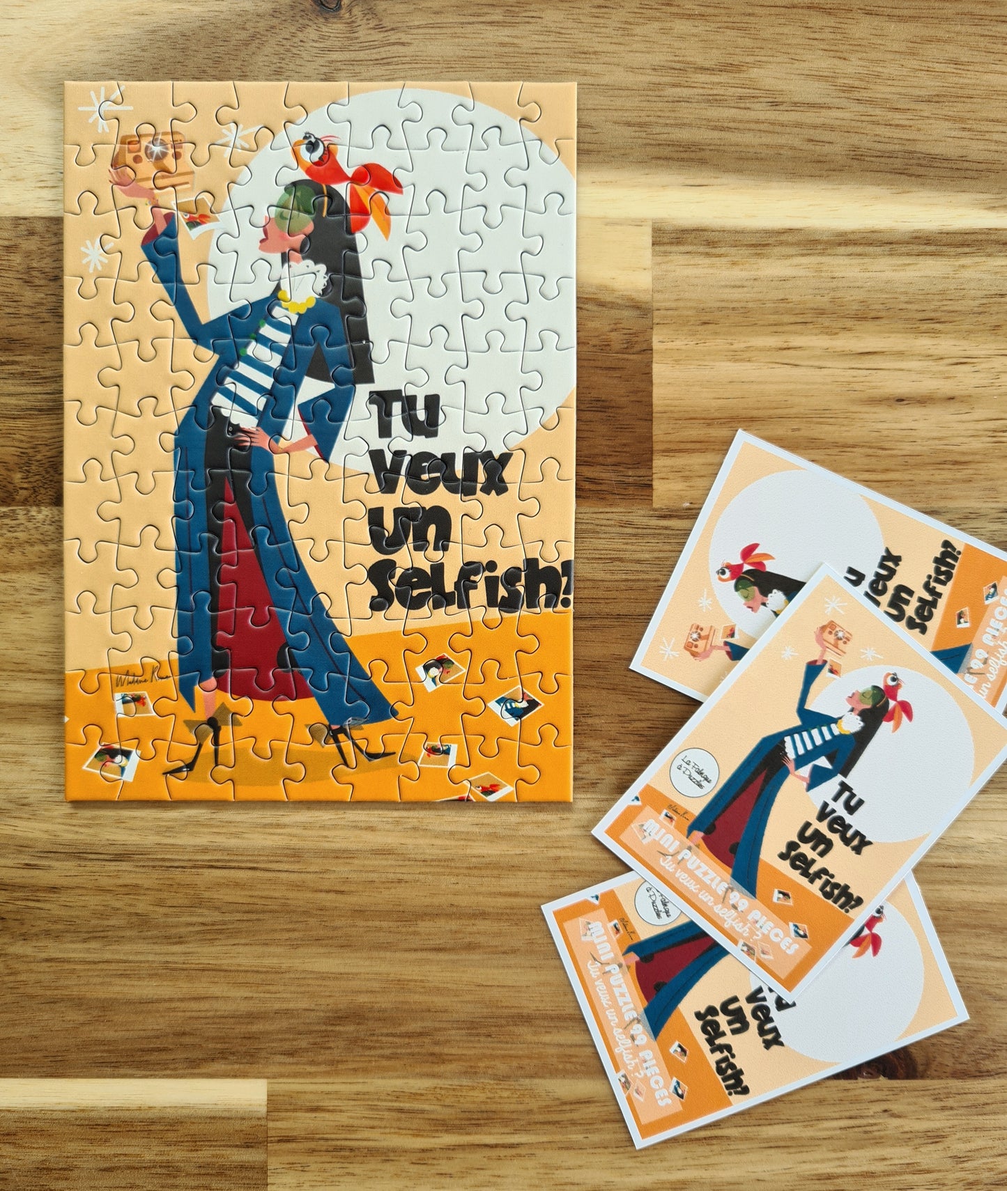 Mini Puzzle 99 pièces "Selfish" par Roméo Illustratrice