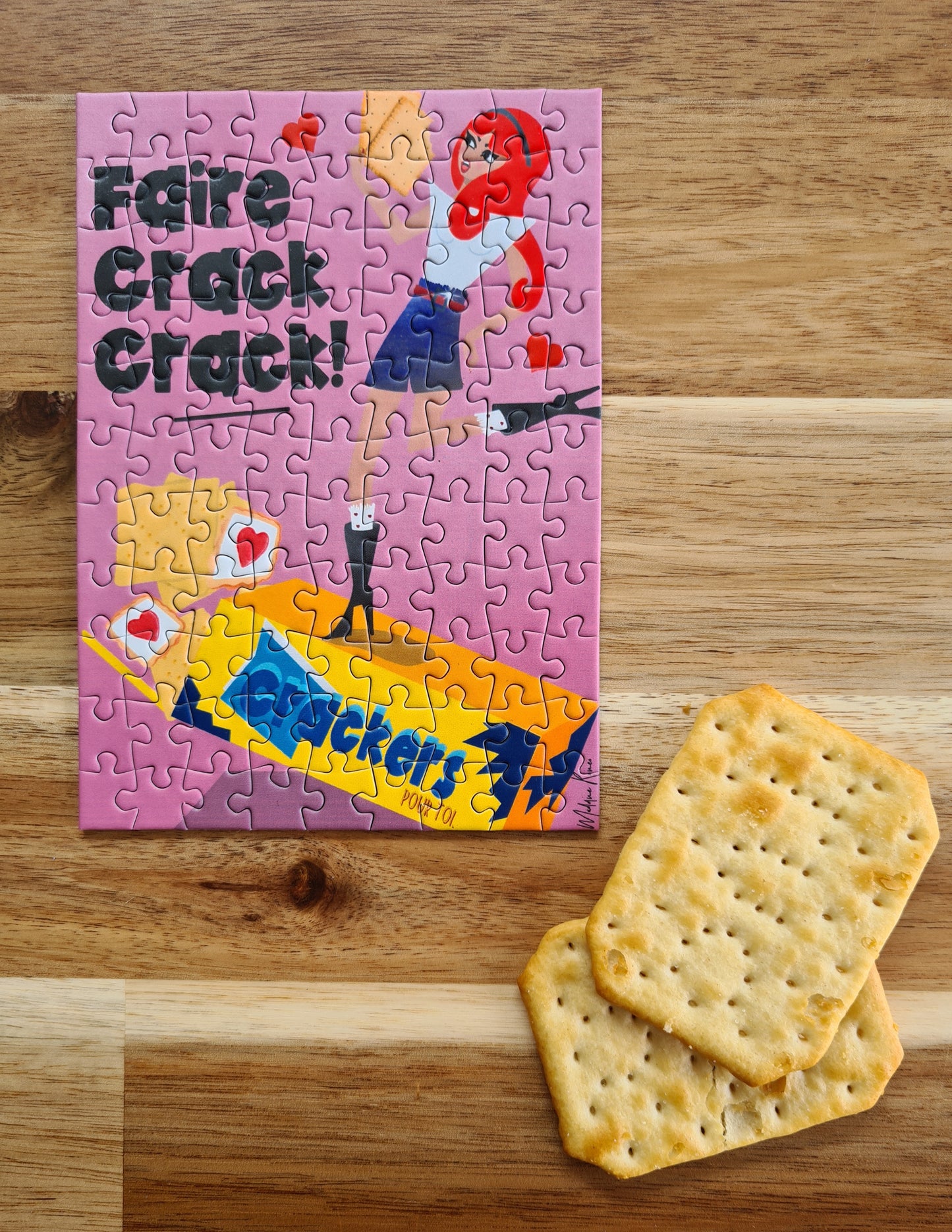 Mini Puzzle 99 pièces "Crack crack" par Roméo Illustratrice