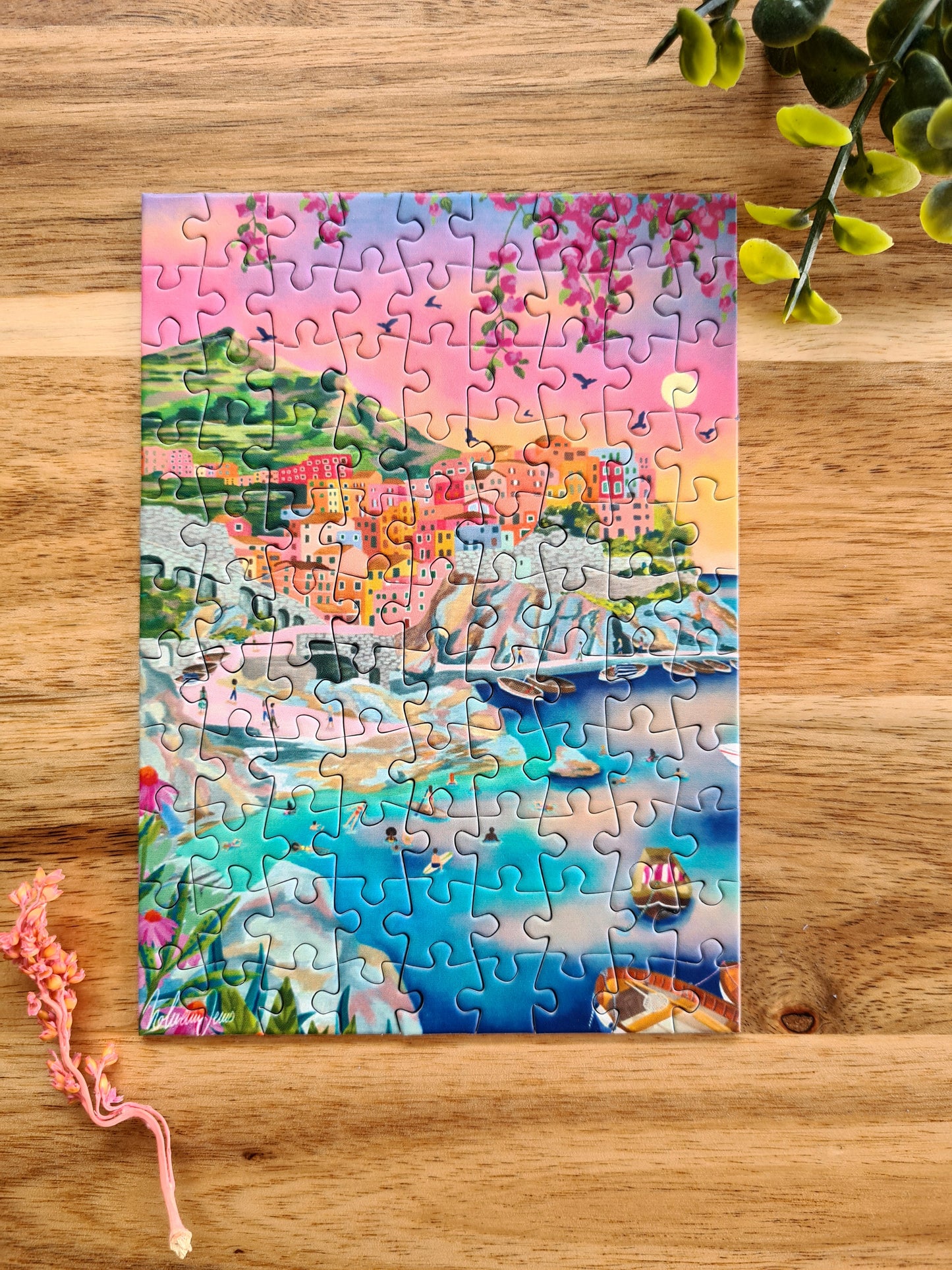 Mini Puzzle 99 pièces "Manarola, Italie" par Nolwenn Studio