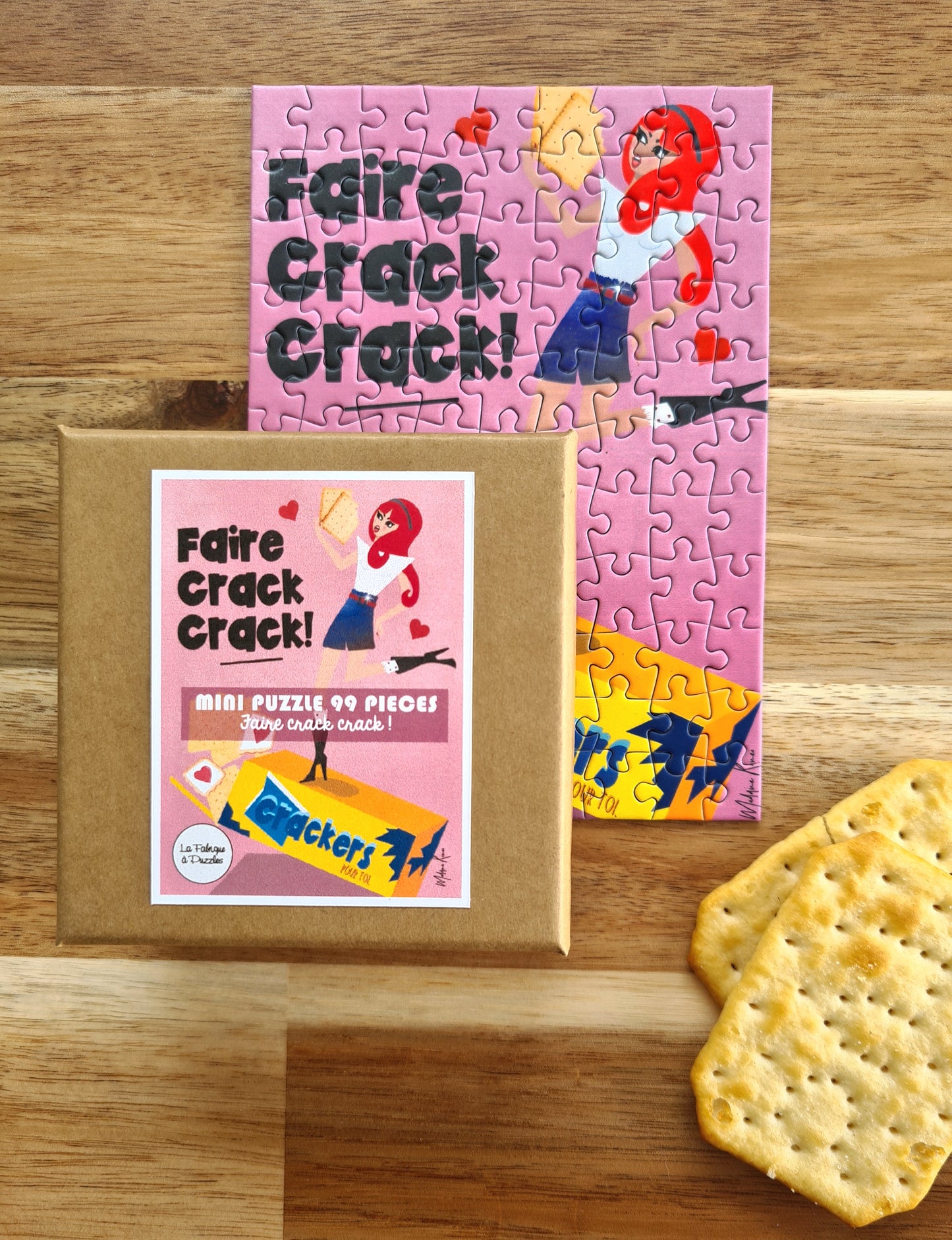 Mini Puzzle 99 pièces "Crack crack" par Roméo Illustratrice