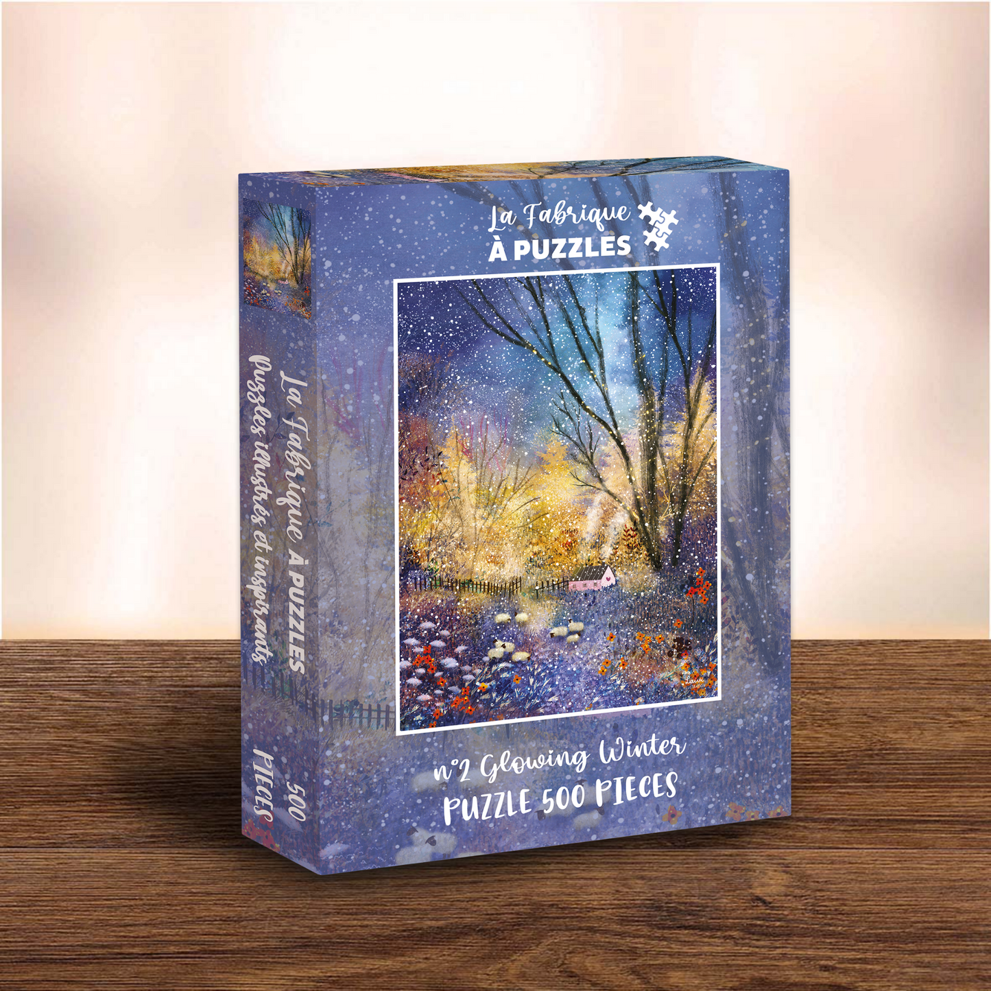 Puzzle n°2 "Glowing Winter" 500 pieces