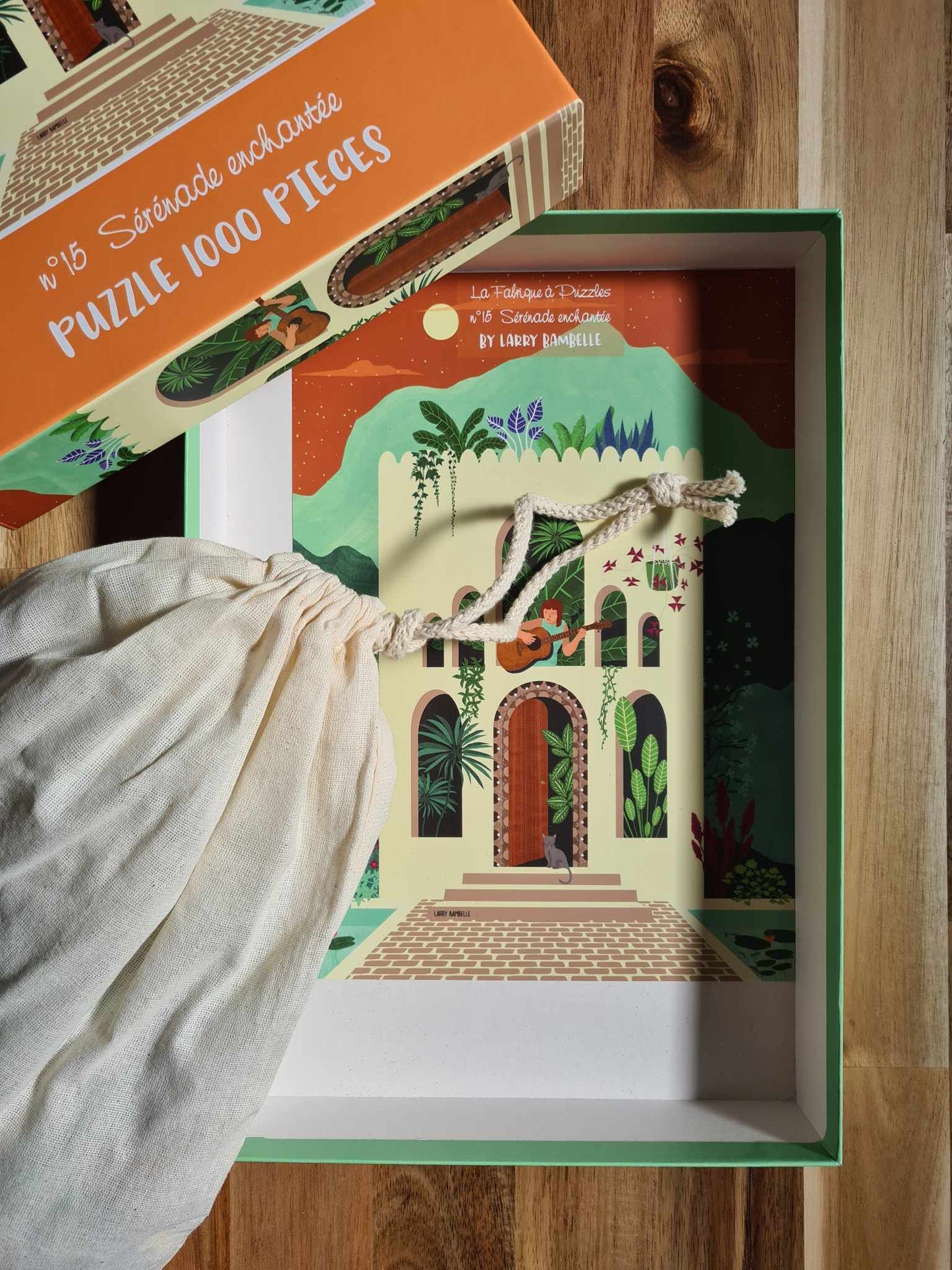 Puzzle n°15 "Sérénade enchantée" 1000 pieces by Larry Bambelle