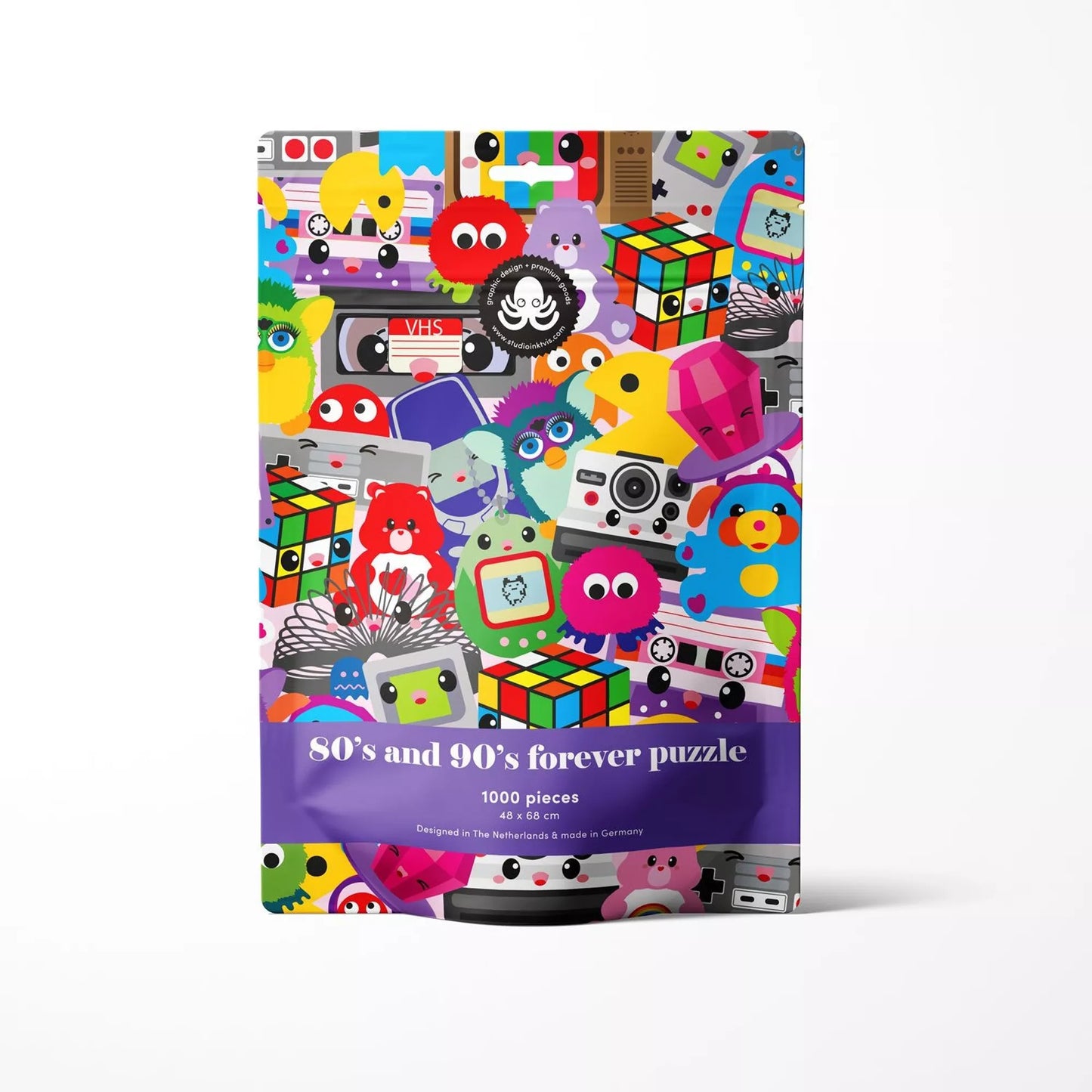 Puzzle 1000 pièces Studio Inktvis - 80's and 90's forever