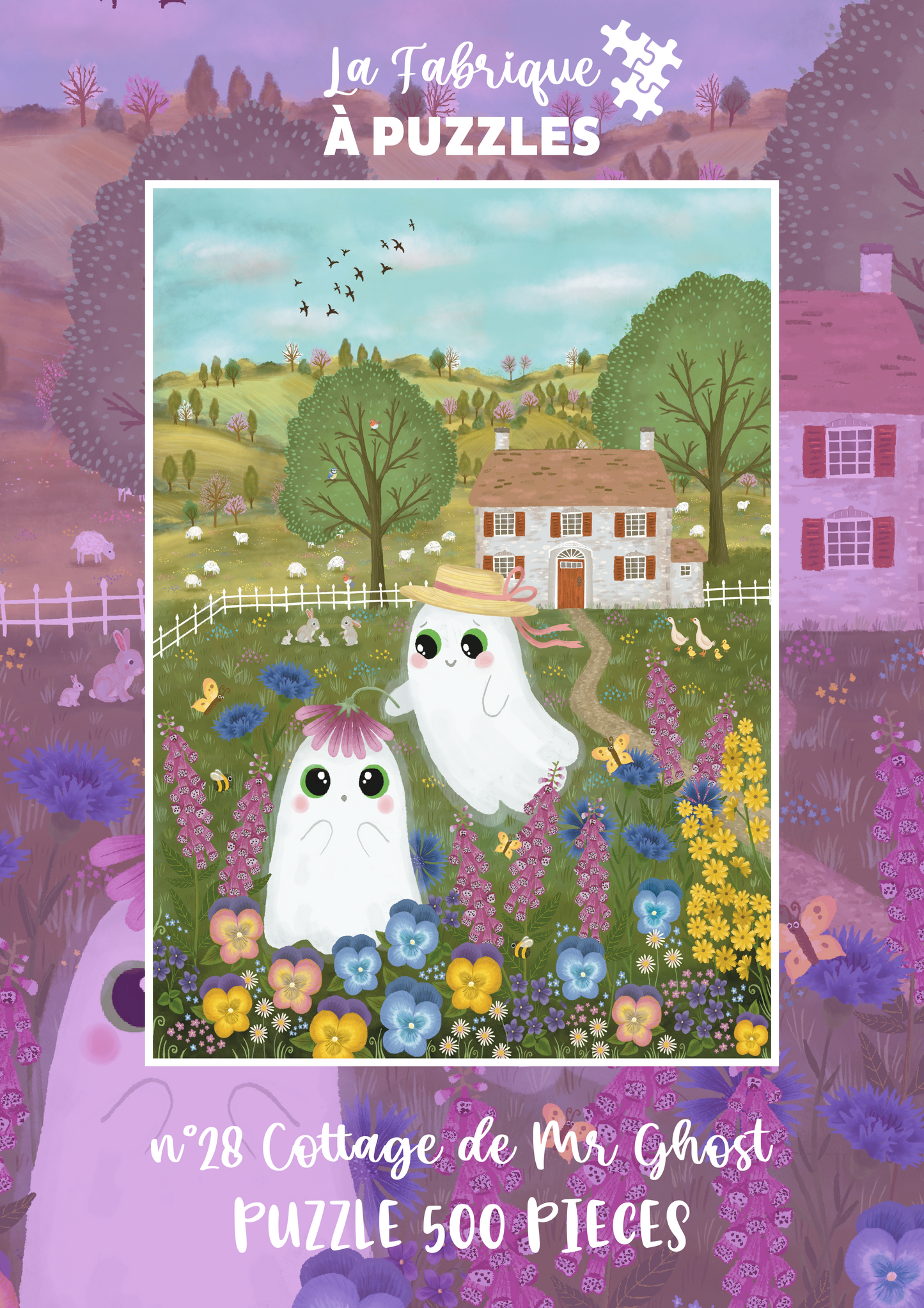 Puzzle n° 28 "Cottage de Mr Ghost" 500 pièces par Sérénitam