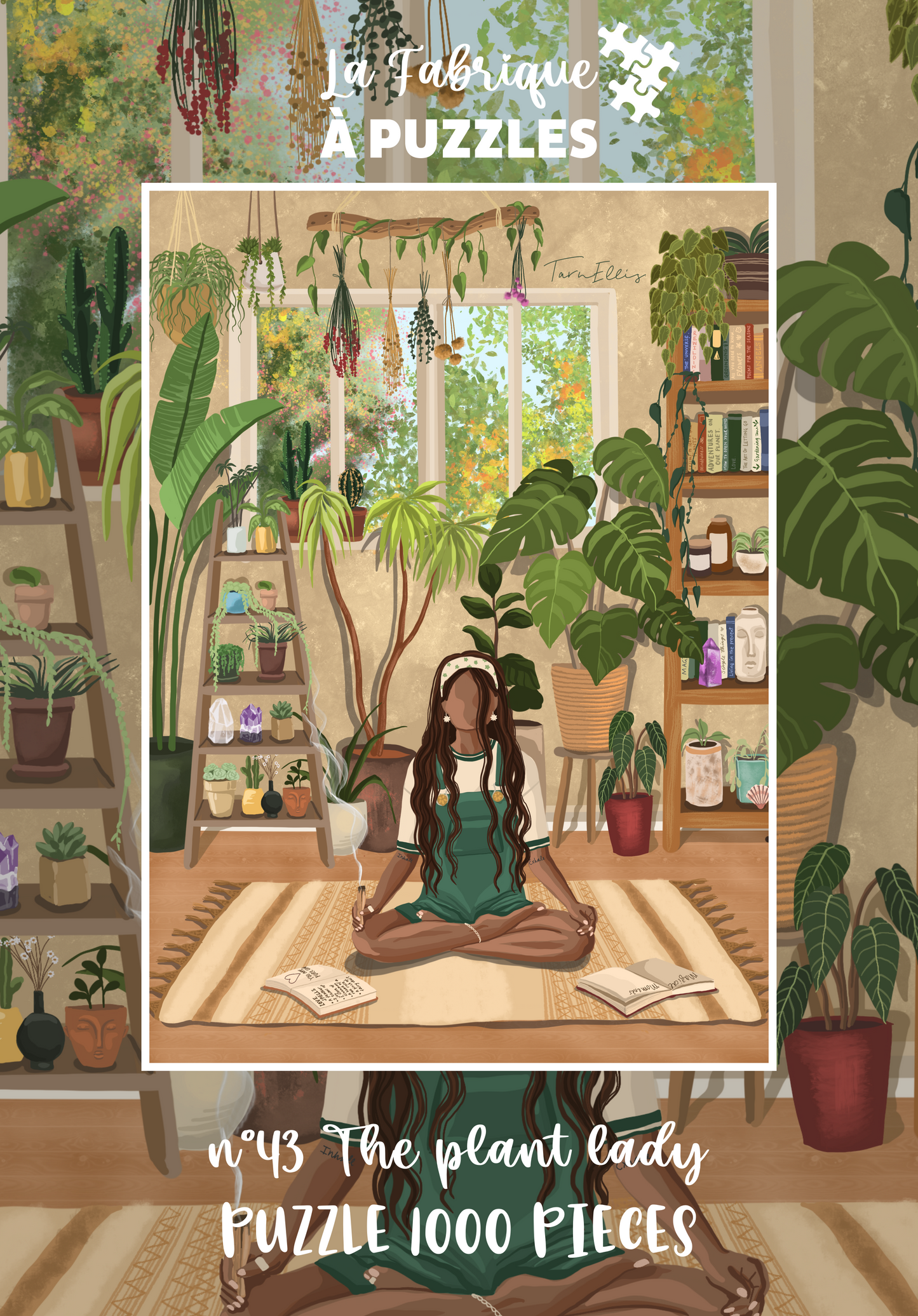 Puzzle n°43 "The plant lady" par Tarn Ellis 1000 pièces