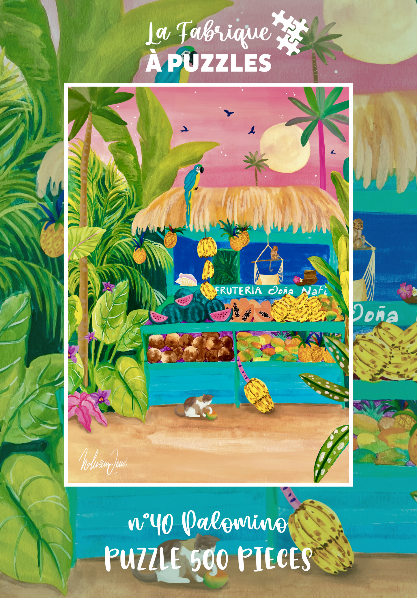 Puzzle n° 40 "Palomino" par Nolwenn Studios 500 pièces