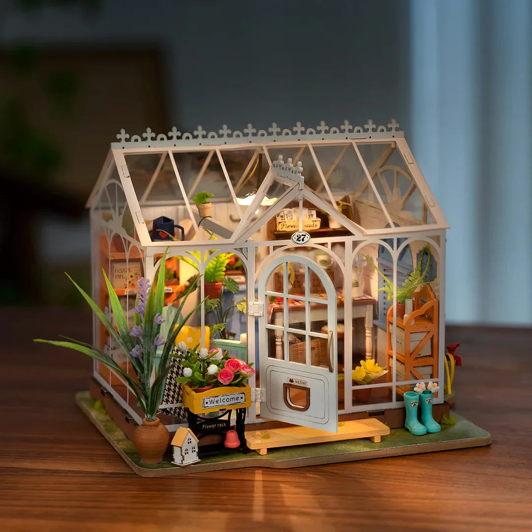 KIT de Maison miniature DIY (Robotime Rolife) - Dreamy Garden House avec éclairage LED