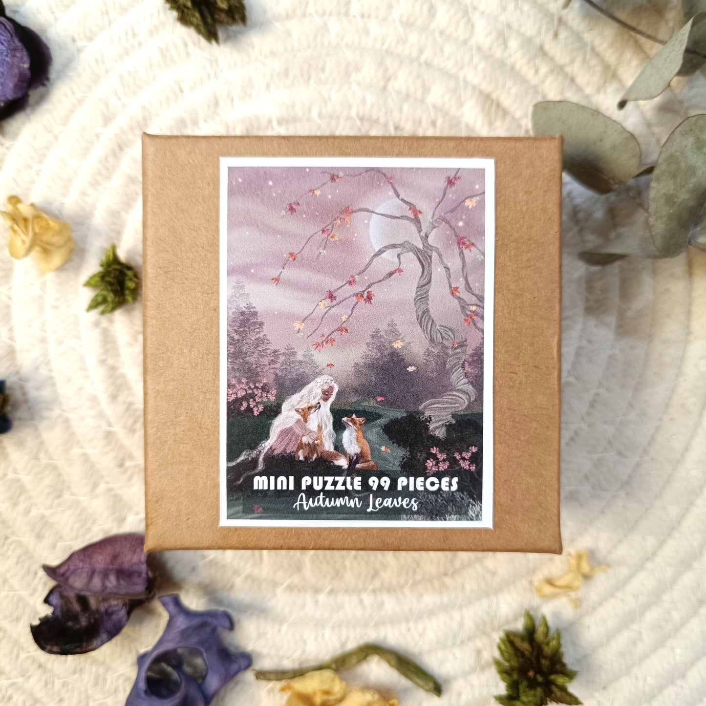 Mini Puzzle 99 Pieces "Autumn Leaves" by Sassy Rey Designs