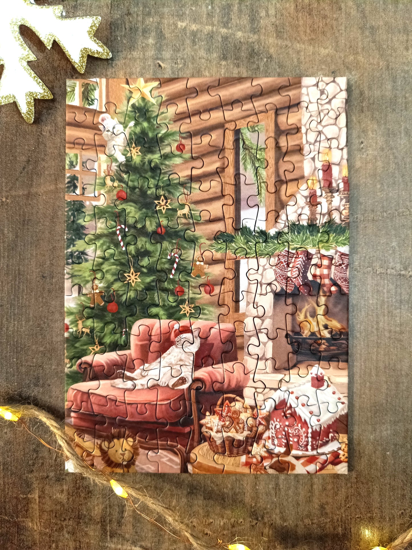 Mini box of 2 mini puzzles 99 pieces by Sassy Rey Designs