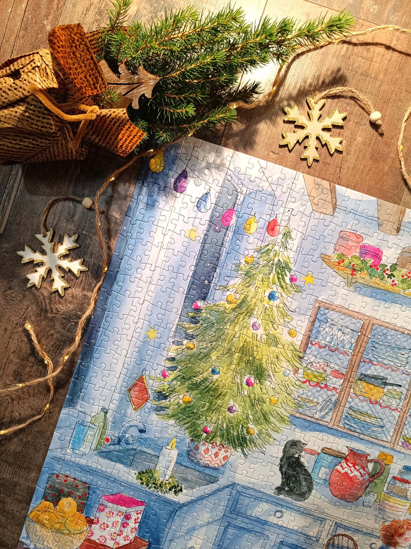 Puzzle n°24 "La cuisine des chefs" 1000 pieces by Delphine Balme