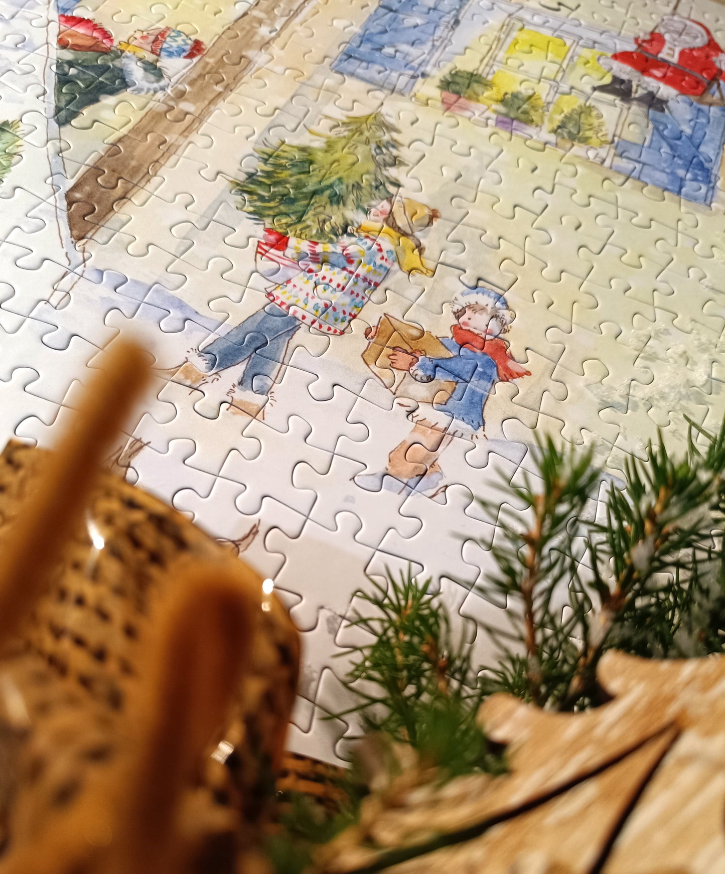 Puzzle n°25 "Maison de campagne" 500 pieces by Delphine Balme