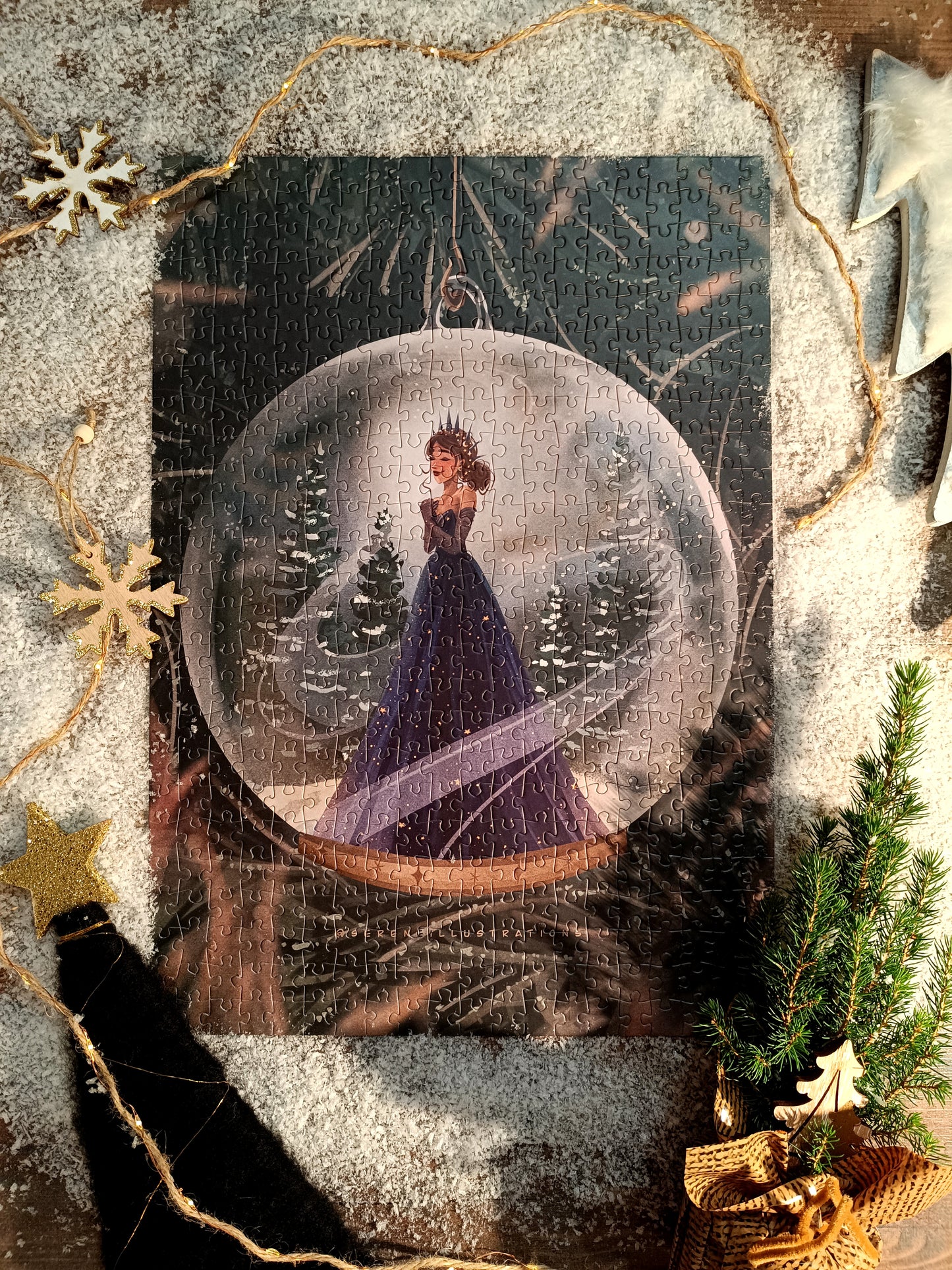 Puzzle n°26 "Christmas Wish" 500 pieces by Serene Illustrations