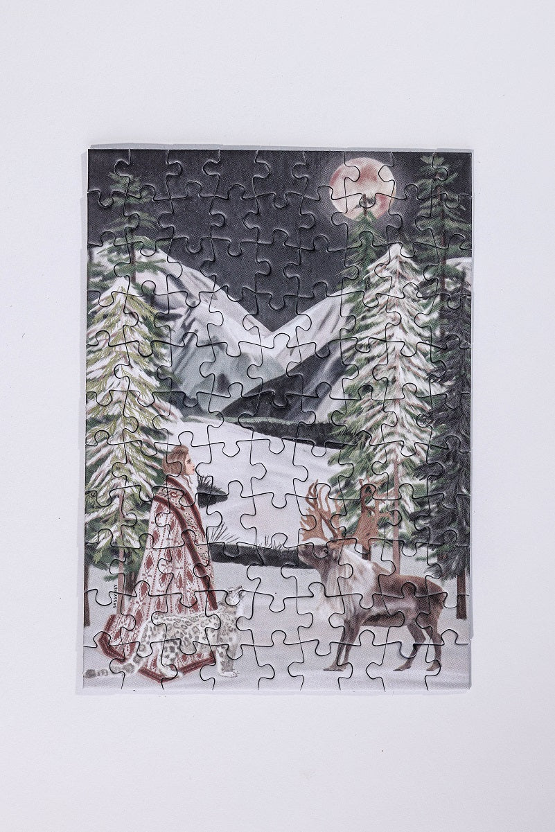 “Moonlight gathering” by Les minis de RoseWillie and La Fabrique, 99 pieces