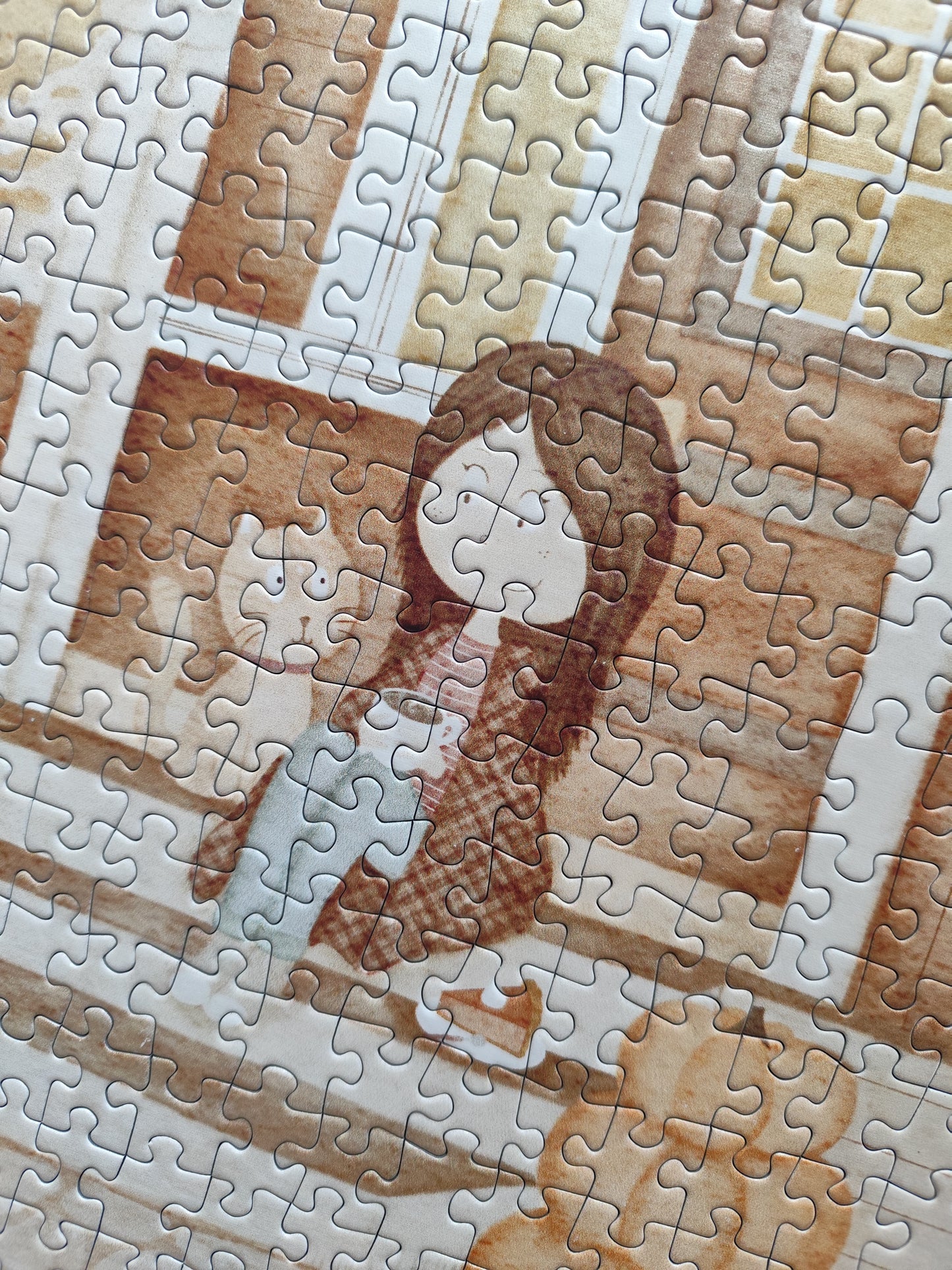 Puzzle "Sous le porche" 500 pièces par Atelier mignolyne