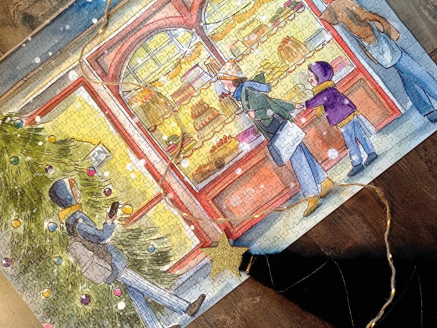 Collector's box n°5 "Noël en lumières" 2 puzzles 1000 pieces