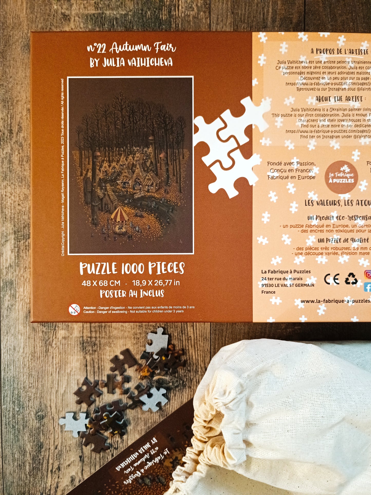 Puzzle n°22 "Autumn Fair" 1000 pieces