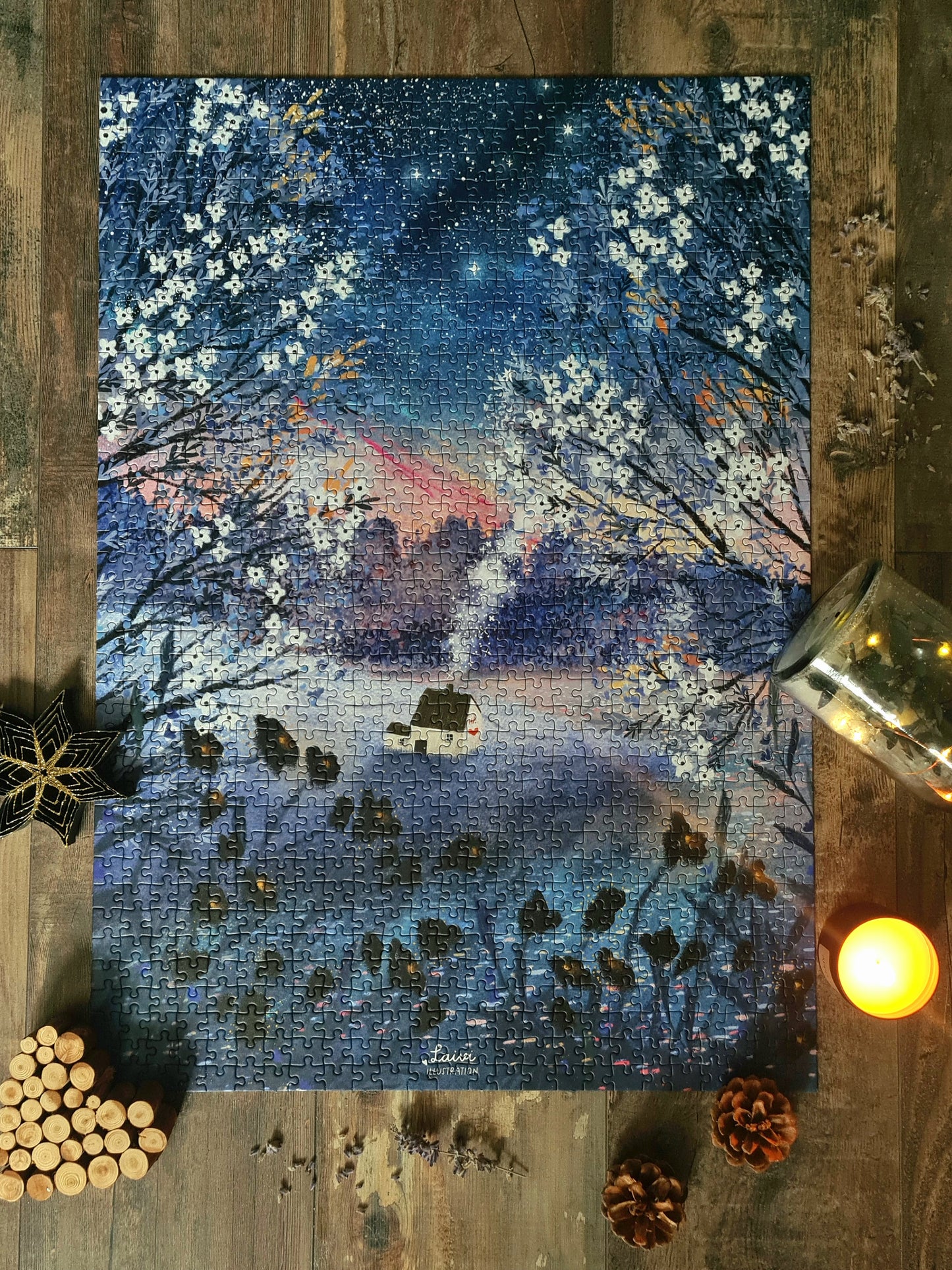 Puzzle n#1 "Under the stars" 1000 pieces