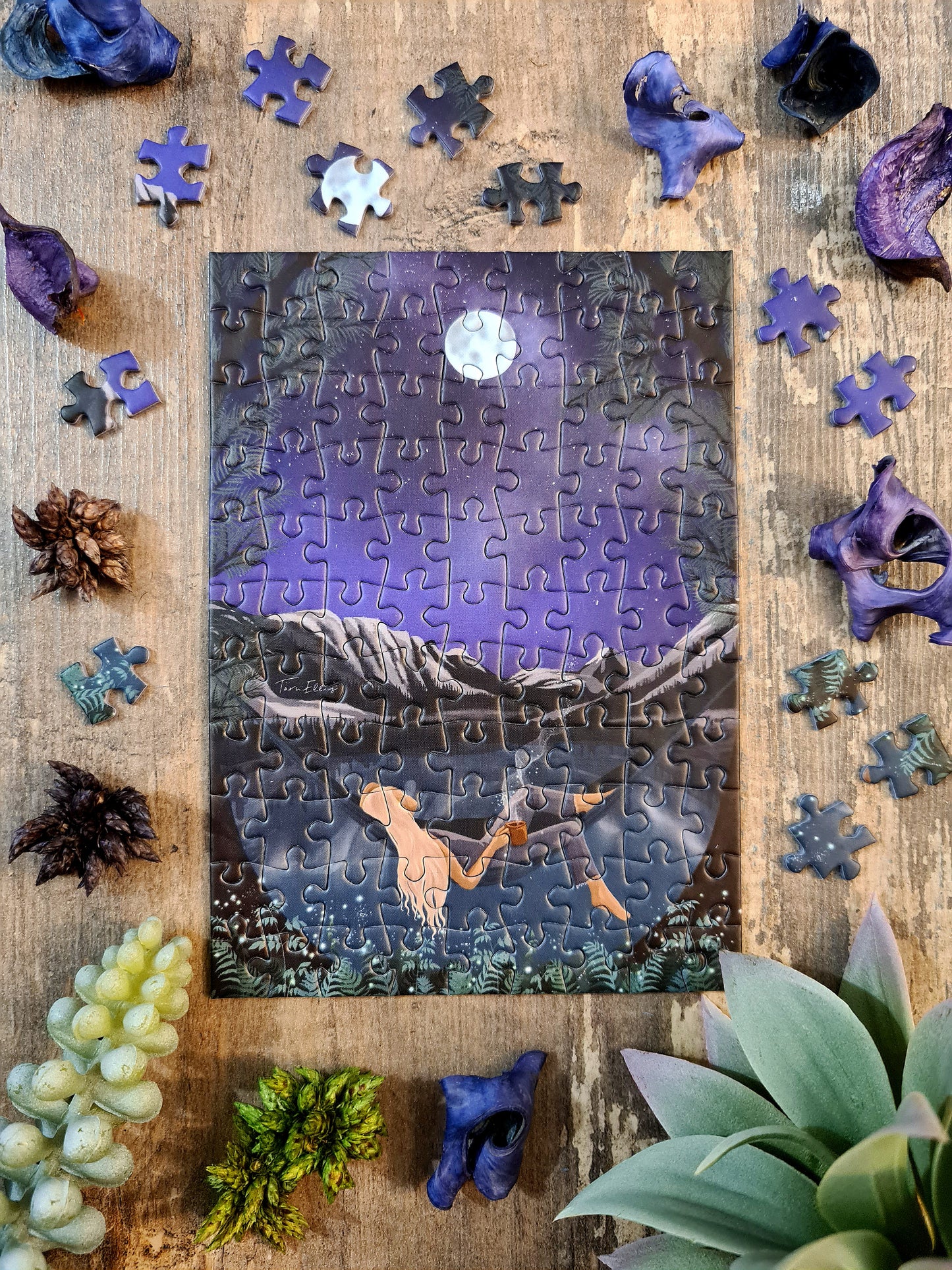 Mini Puzzle 99 pieces "Twilight Dreamer" by Tarn Ellis