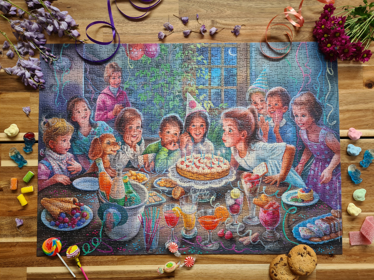 Puzzle n°8 Martine "Le goûter d'anniversaire" 1000 pièces