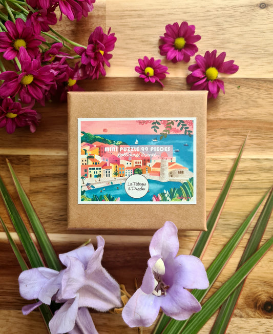 Mini Puzzle 99 pieces "Collioure" by Nolwenn Studio