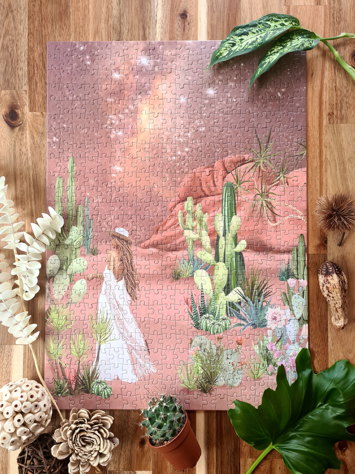 Puzzle 1000 pièces - Bright Desert - La fabrique Phildar Puzzle 1000 pièces - Bright Desert - La fabrique Phildar
