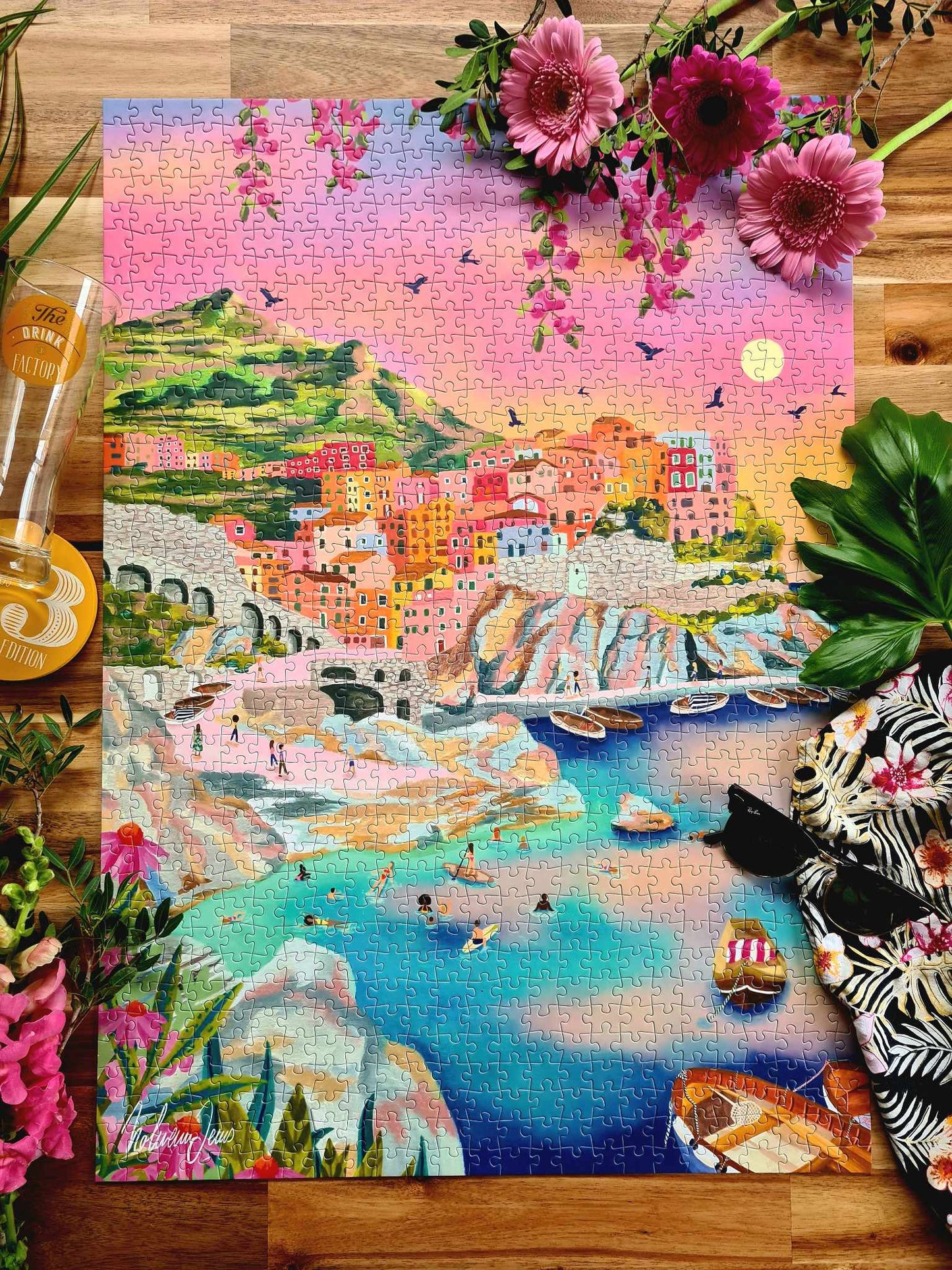 Puzzle n°13 "Dolce Vita à Manarola" 1000 pièces