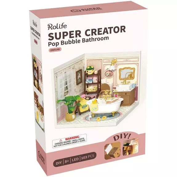 KIT de Maison DIY (Robotime Rolife) - Super Creator Pop Bubble Bathroom