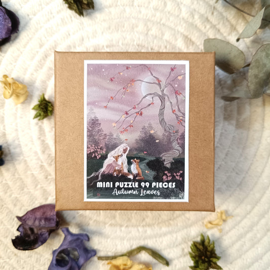 En Soldes -30% Mini Puzzle 99 Pièces "Autumn Leaves" par Sassy Rey Designs