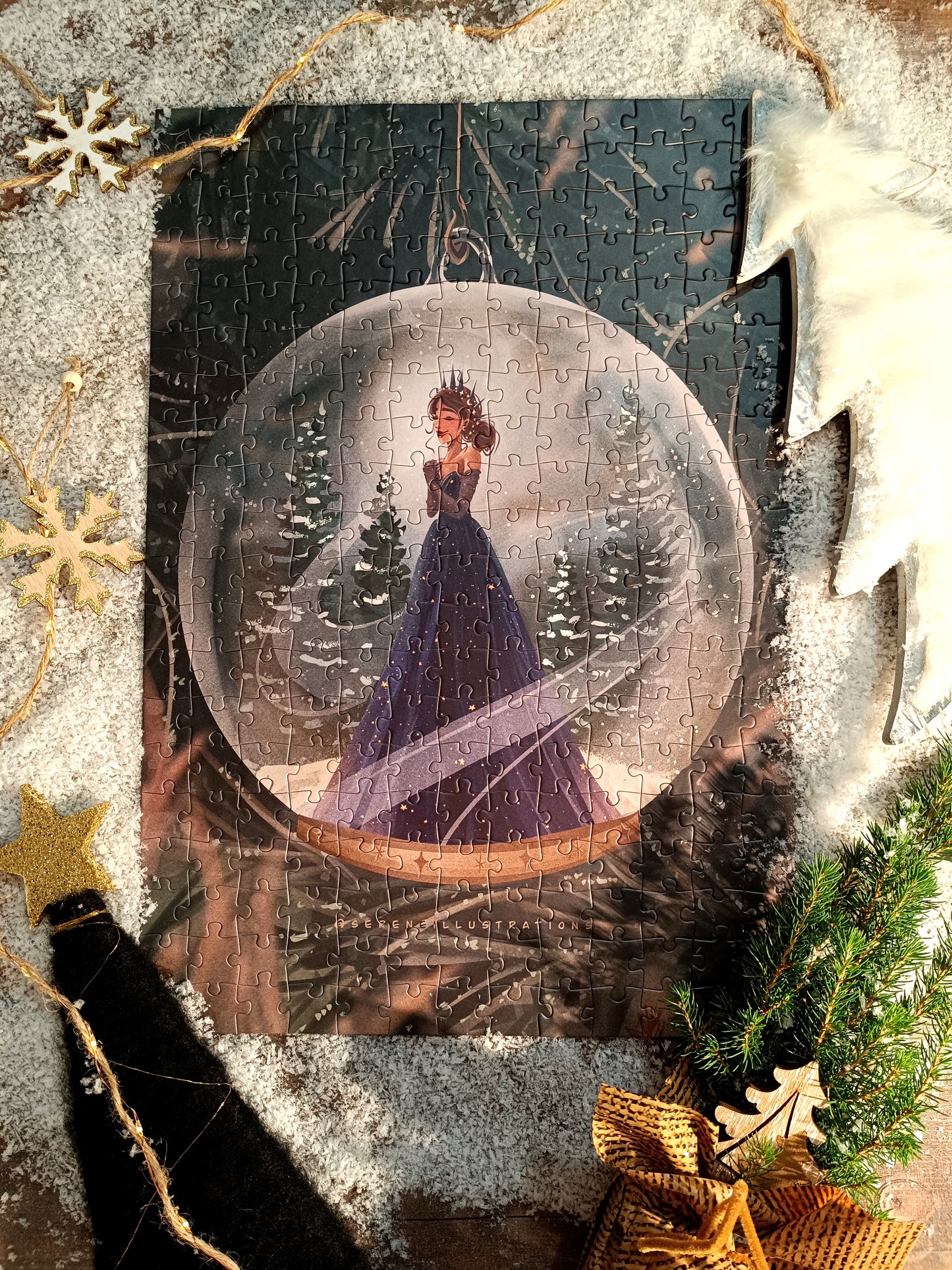 Puzzle 260 pièces "Christmas Wish" par Serene Illustrations