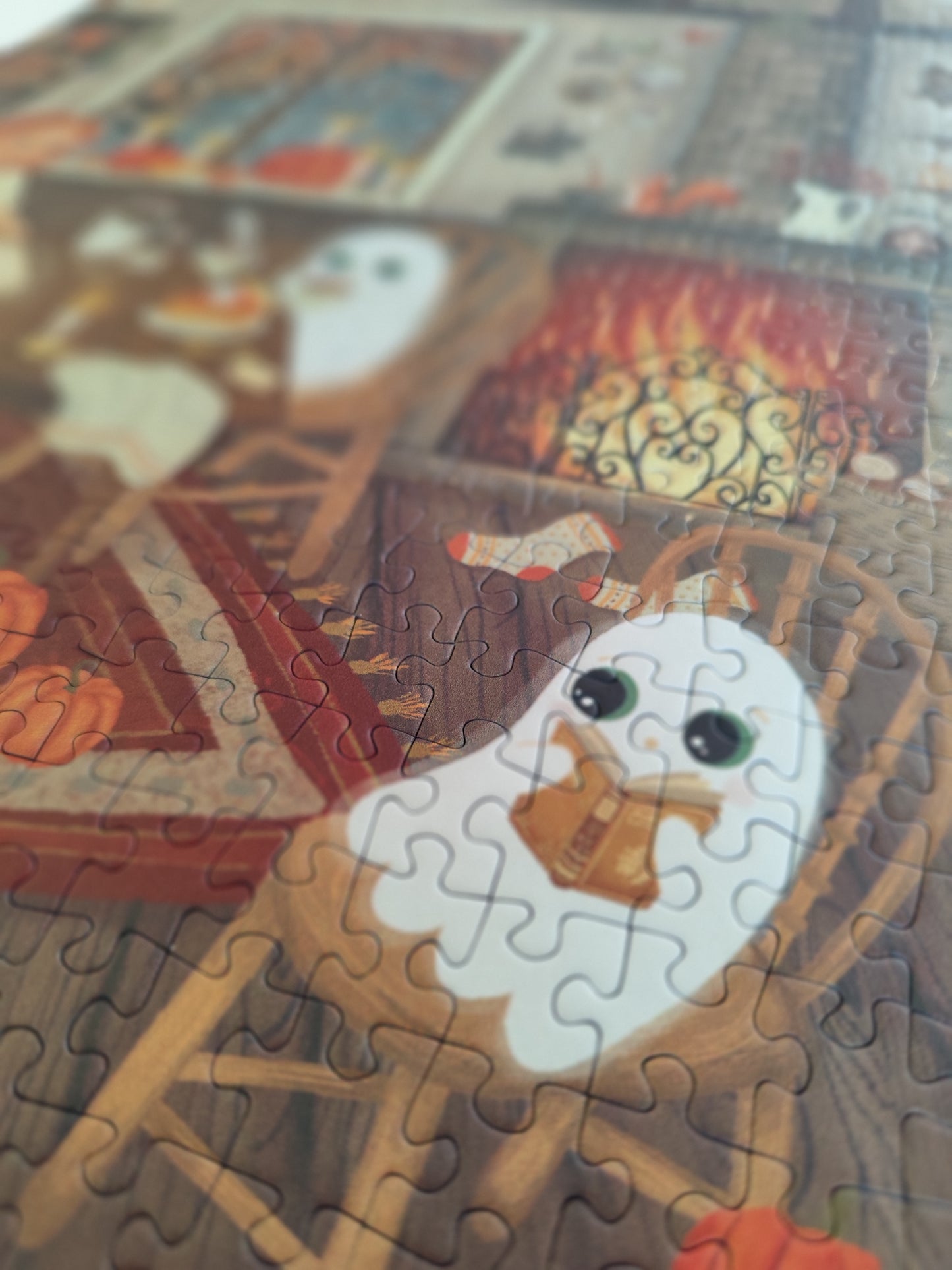 Puzzle "Moment cosy avec Mr Ghost" 500 pièces par Sérénitam