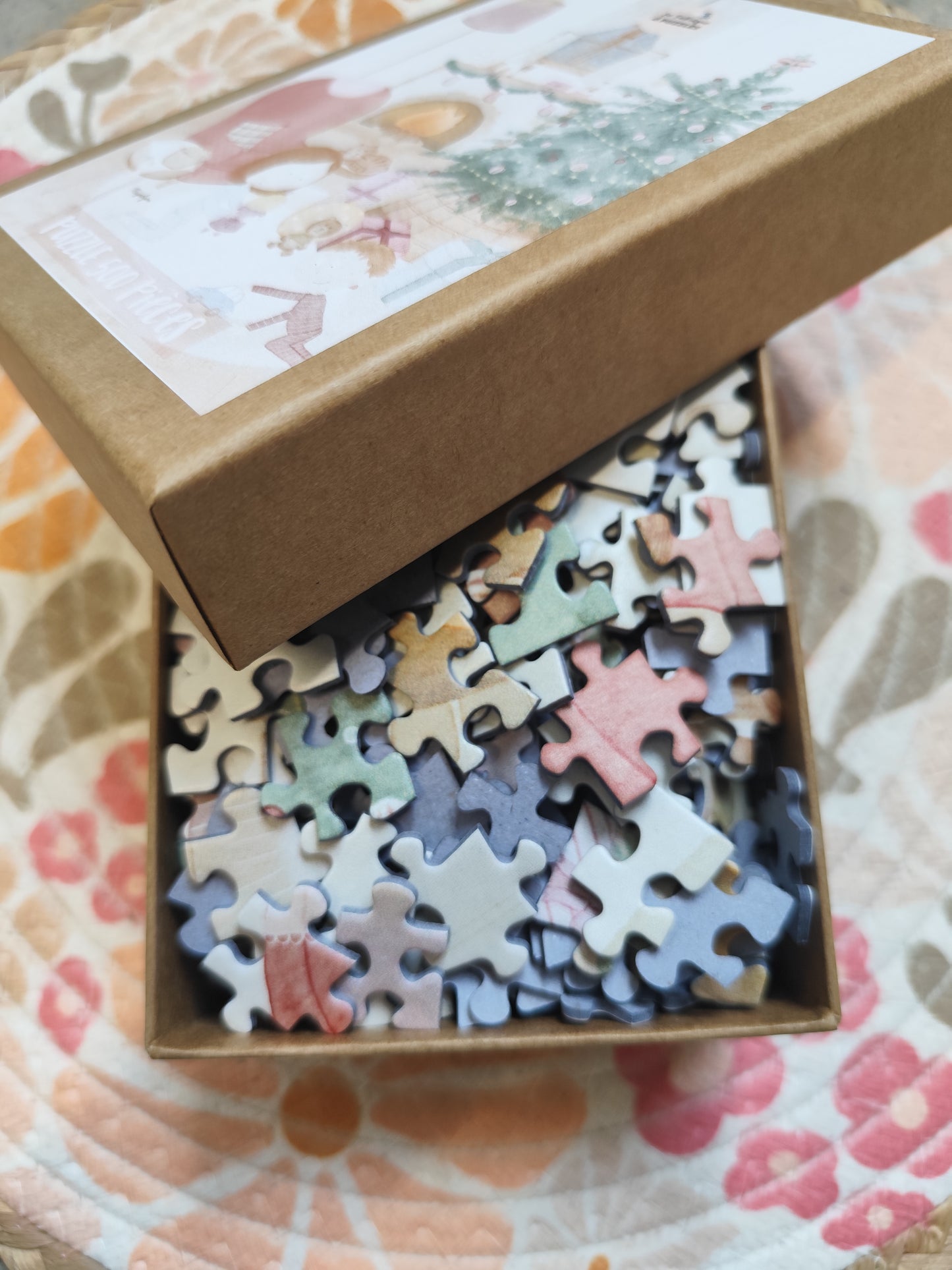 Puzzle "Cadeaux de Noël" 500 pièces par Atelier mignolyne