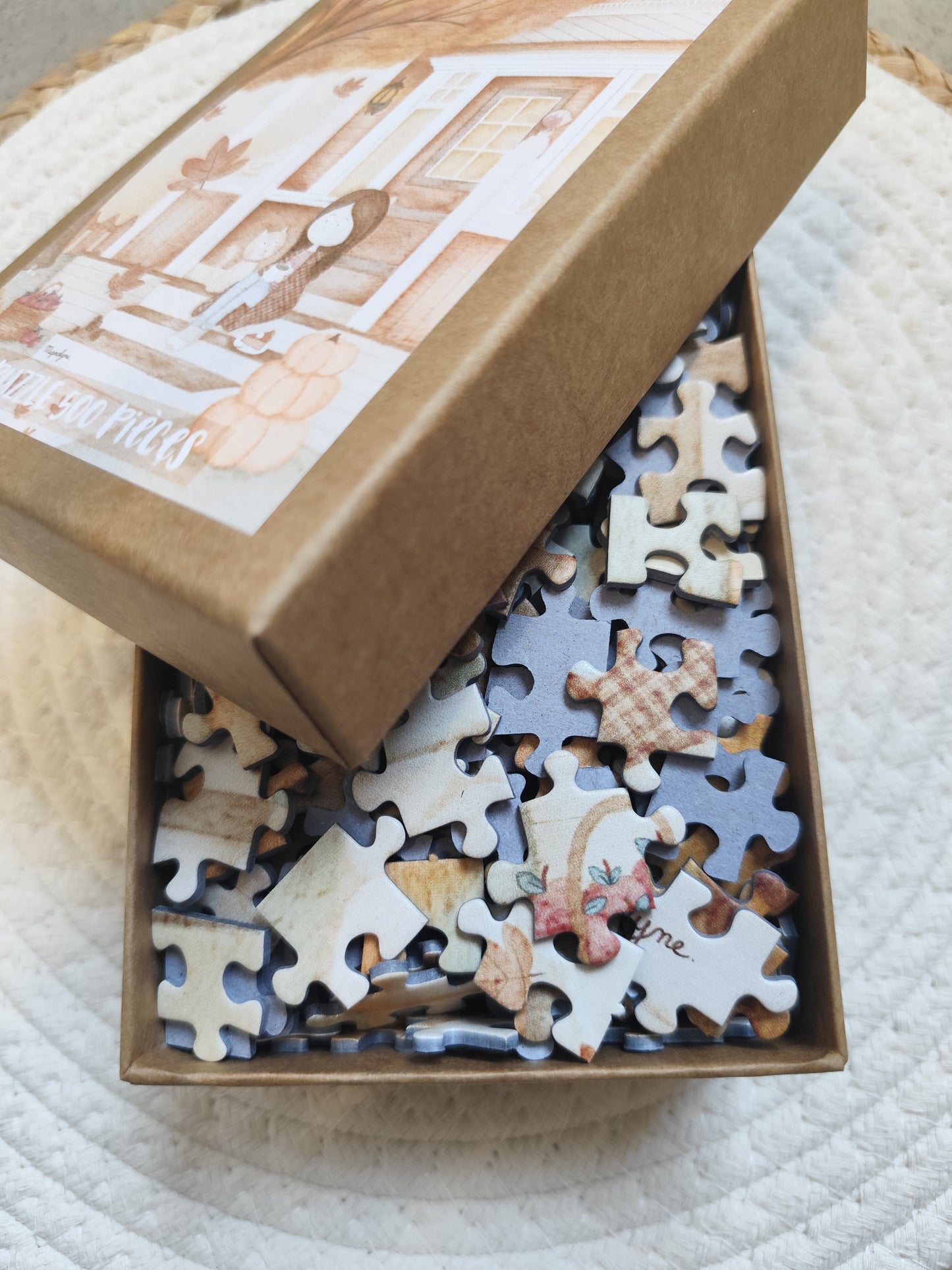 Puzzle "Sous le porche" 500 pièces par Atelier mignolyne