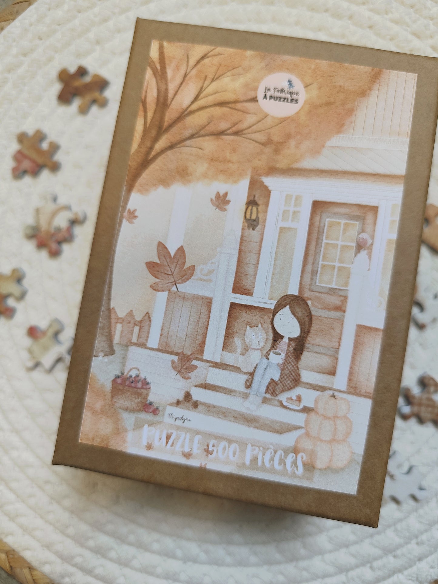 Puzzle "Sous le porche" 500 pièces par Atelier mignolyne