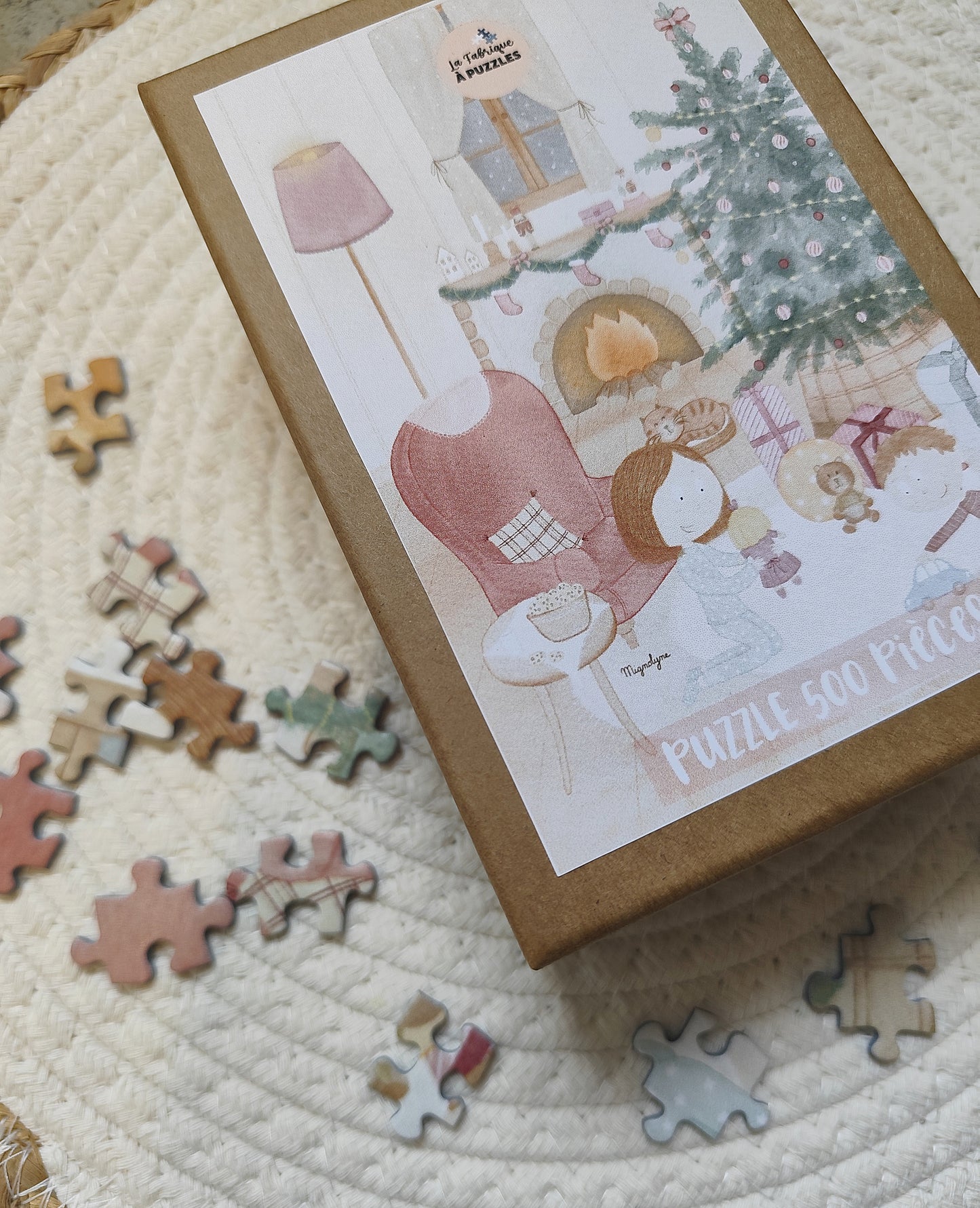 Puzzle "Cadeaux de Noël" 500 pièces par Atelier mignolyne