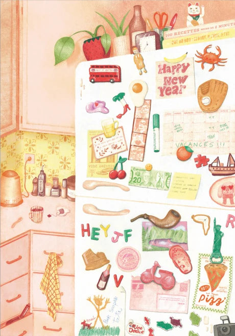 Puzzle Jour Férié 1000 pièces La porte de frigo