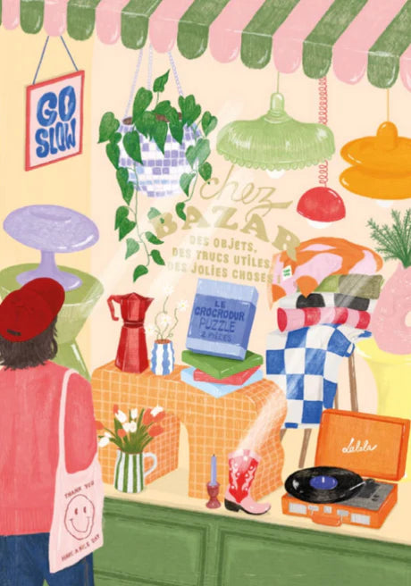 Puzzle Jour Férié 100 pièces Le lèche vitrine