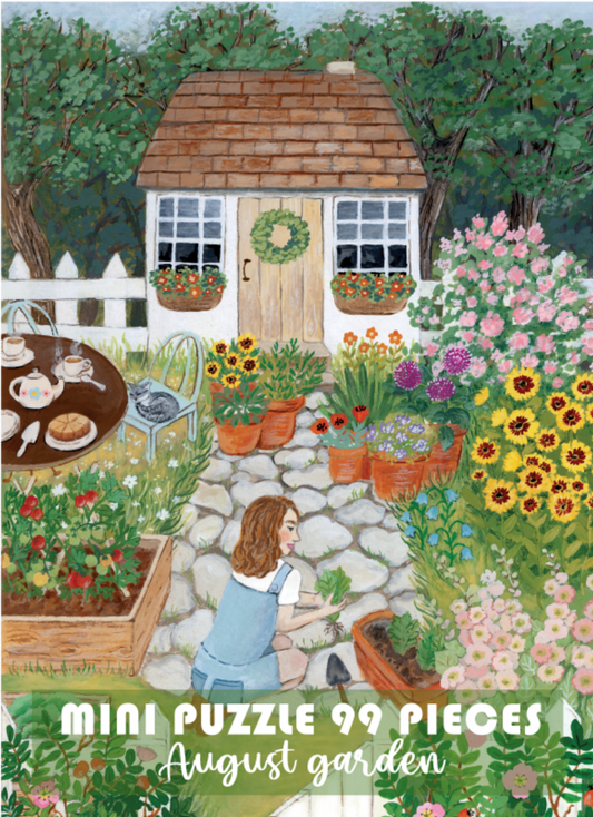 Mini Puzzle 99 pièces "August garden" par Asia Spettel