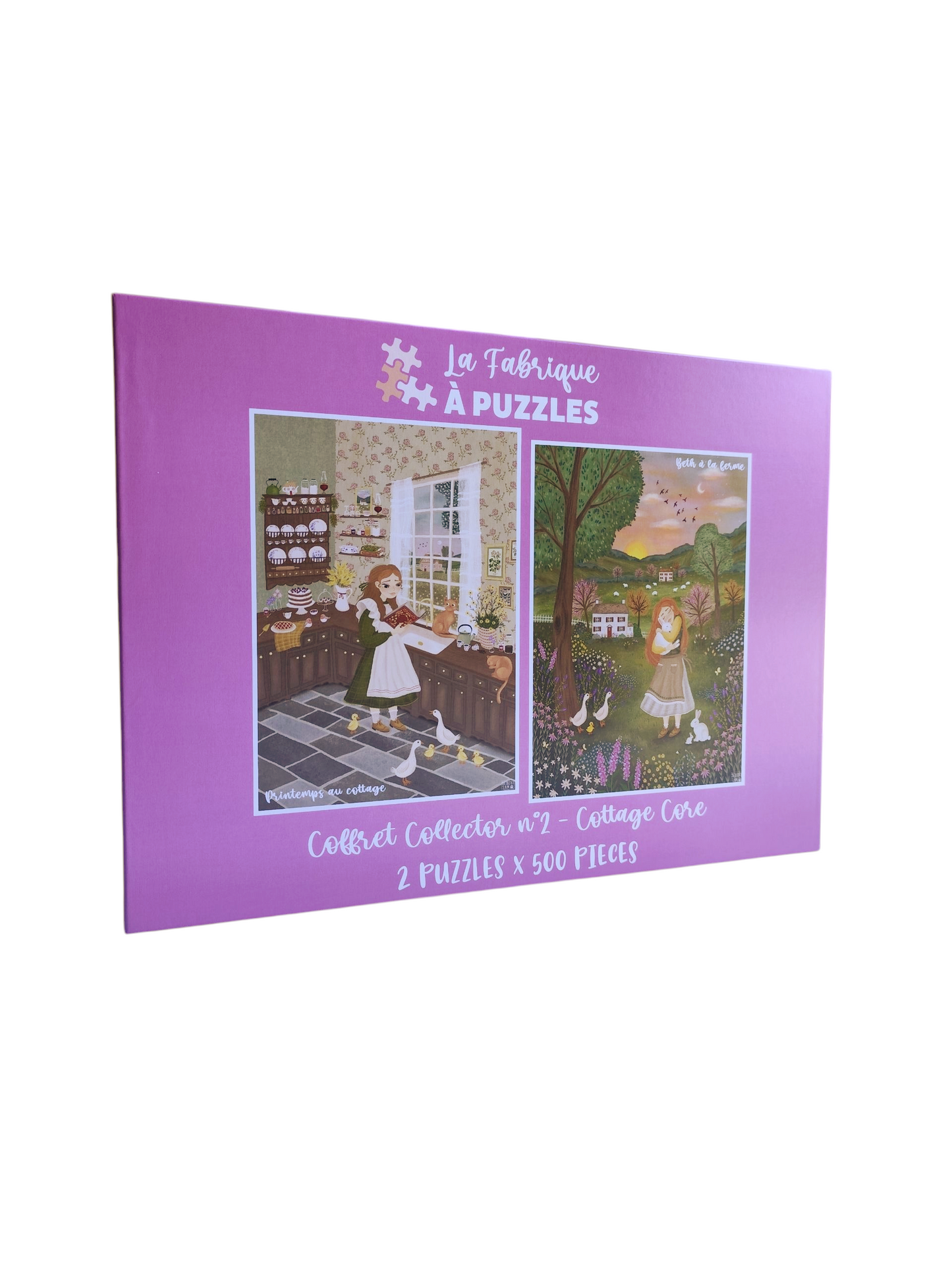 Coffret Collector n°2 "Cottage Core" 2 puzzles 500 pièces par Sérénitam