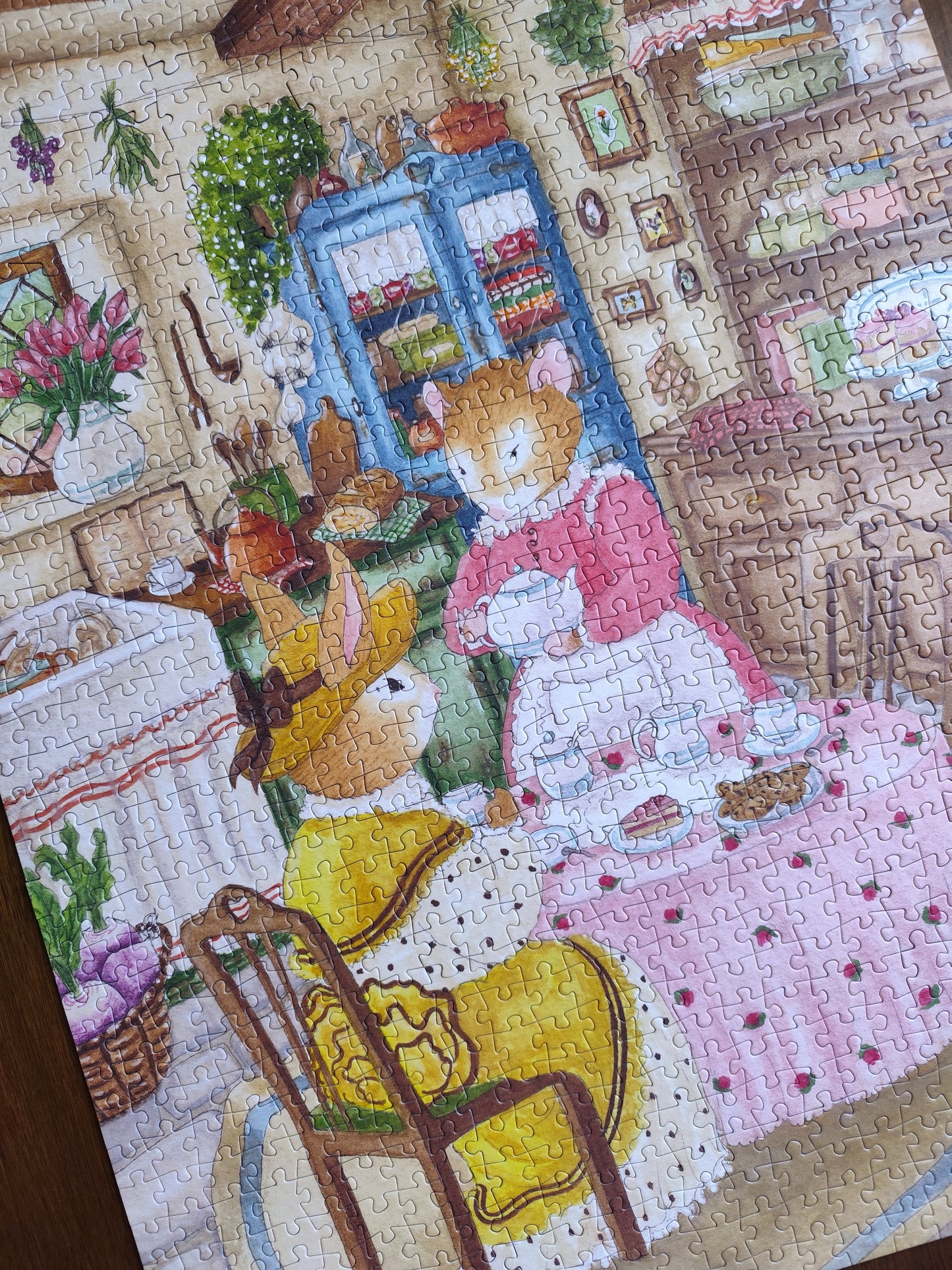 Puzzle illustré 1000 pièces Cosy del Cottage "Le goûter entre amies"