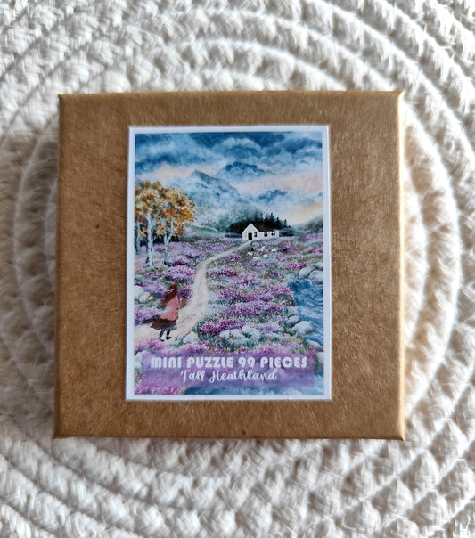 Mini Puzzle 99 pièces "Fall Heathland" par Asia Spettel