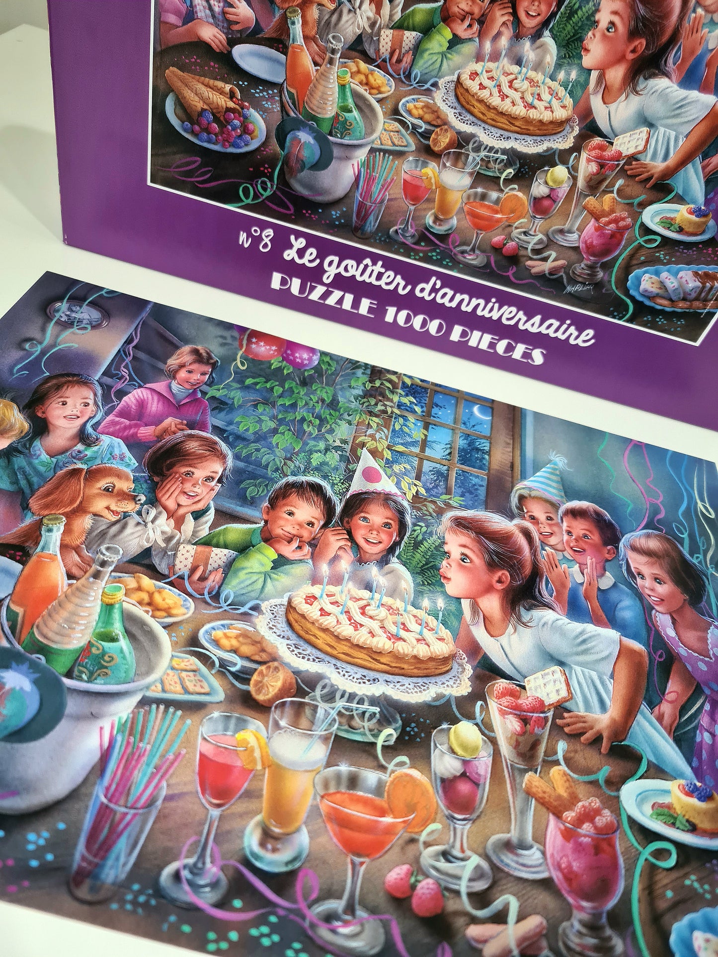 Puzzle n°8 Martine "Le goûter d'anniversaire" 1000 pièces